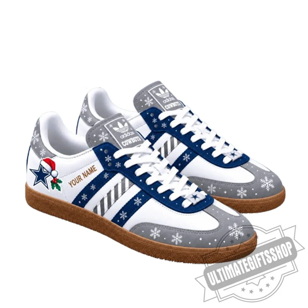 Personalized Dallas Cowboys Christmas Samba Shoes 2 Personalized Dallas Cowboys Christmas Samba Shoes