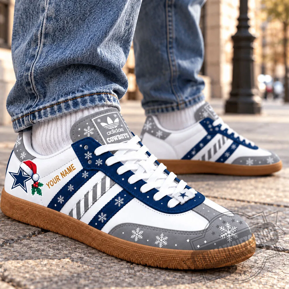Personalized Dallas Cowboys Christmas Samba Shoes 3 Personalized Dallas Cowboys Christmas Samba Shoes