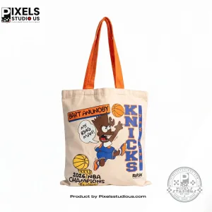 Ray Polanco Jr. Bart Anunoby 2026 NBA Champions Bootleg Knicks Tote Bag