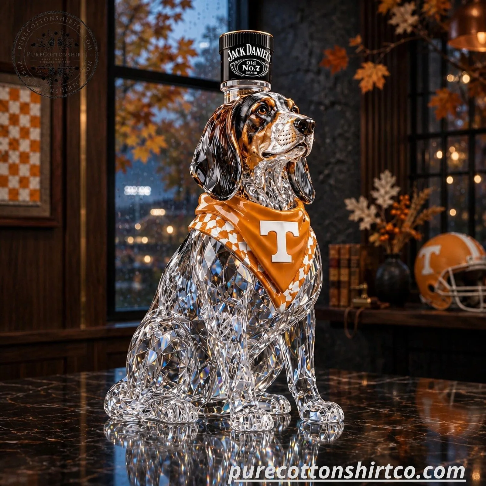 Tennessee Volunteers x Jack Daniel's 135 Years Dog Glass Decanter - Limited Edition Collector Gift 7 Tennessee Volunteers x Jack Daniel