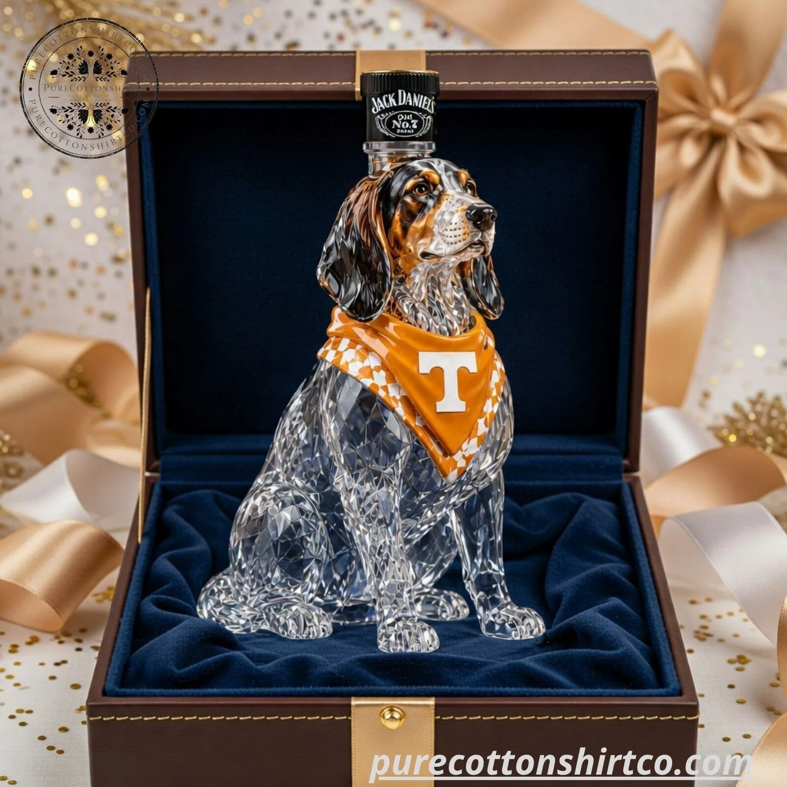 Tennessee Volunteers x Jack Daniel's 135 Years Dog Glass Decanter - Limited Edition Collector Gift 9 Tennessee Volunteers x Jack Daniel