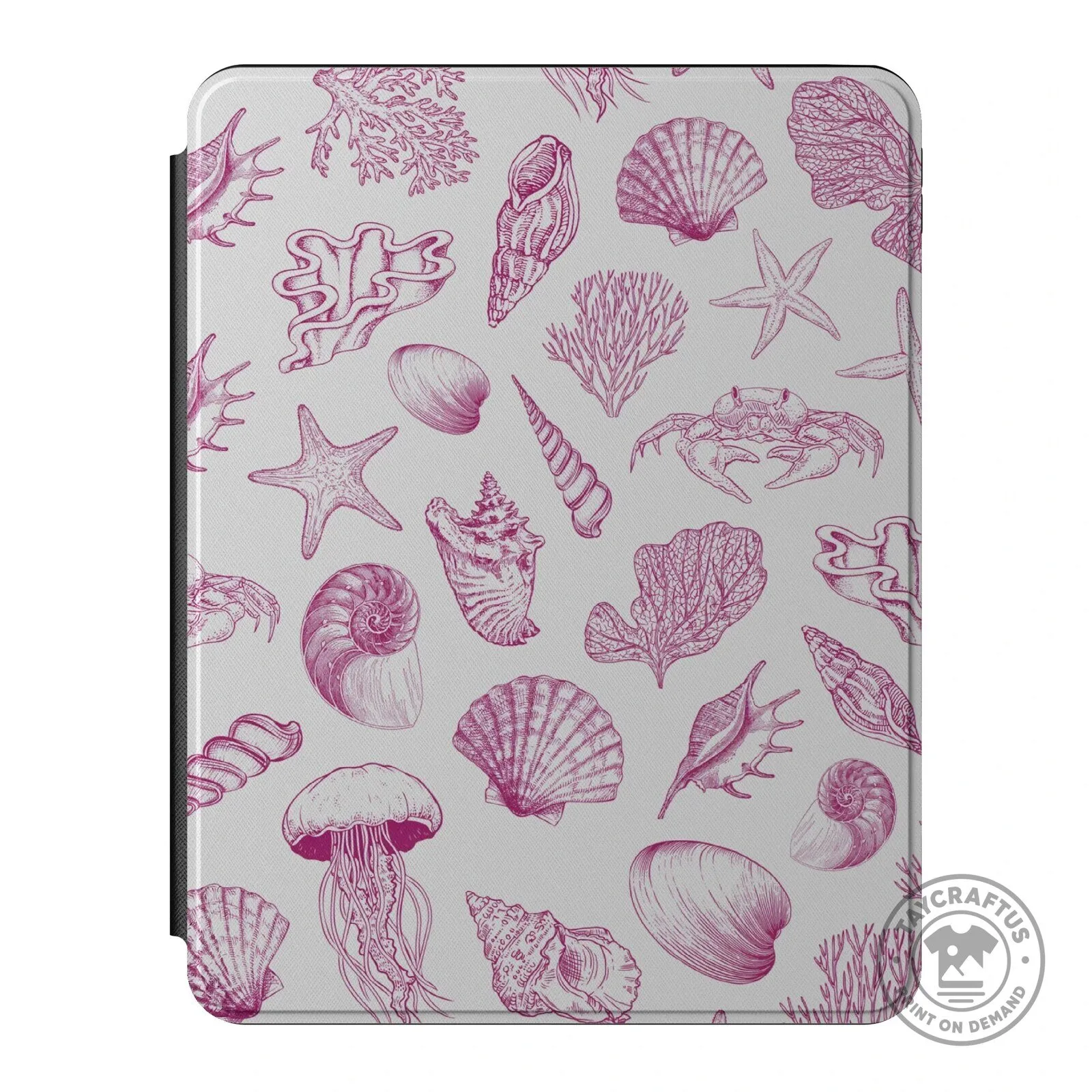Seashell and Starfish Ocean Life Pattern iPad Case 5 Seashell and Starfish Ocean Life Pattern iPad Case