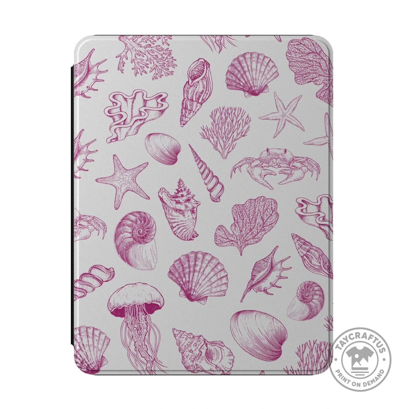 Seashell and Starfish Ocean Life Pattern iPad Case 6 Seashell and Starfish Ocean Life Pattern iPad Case