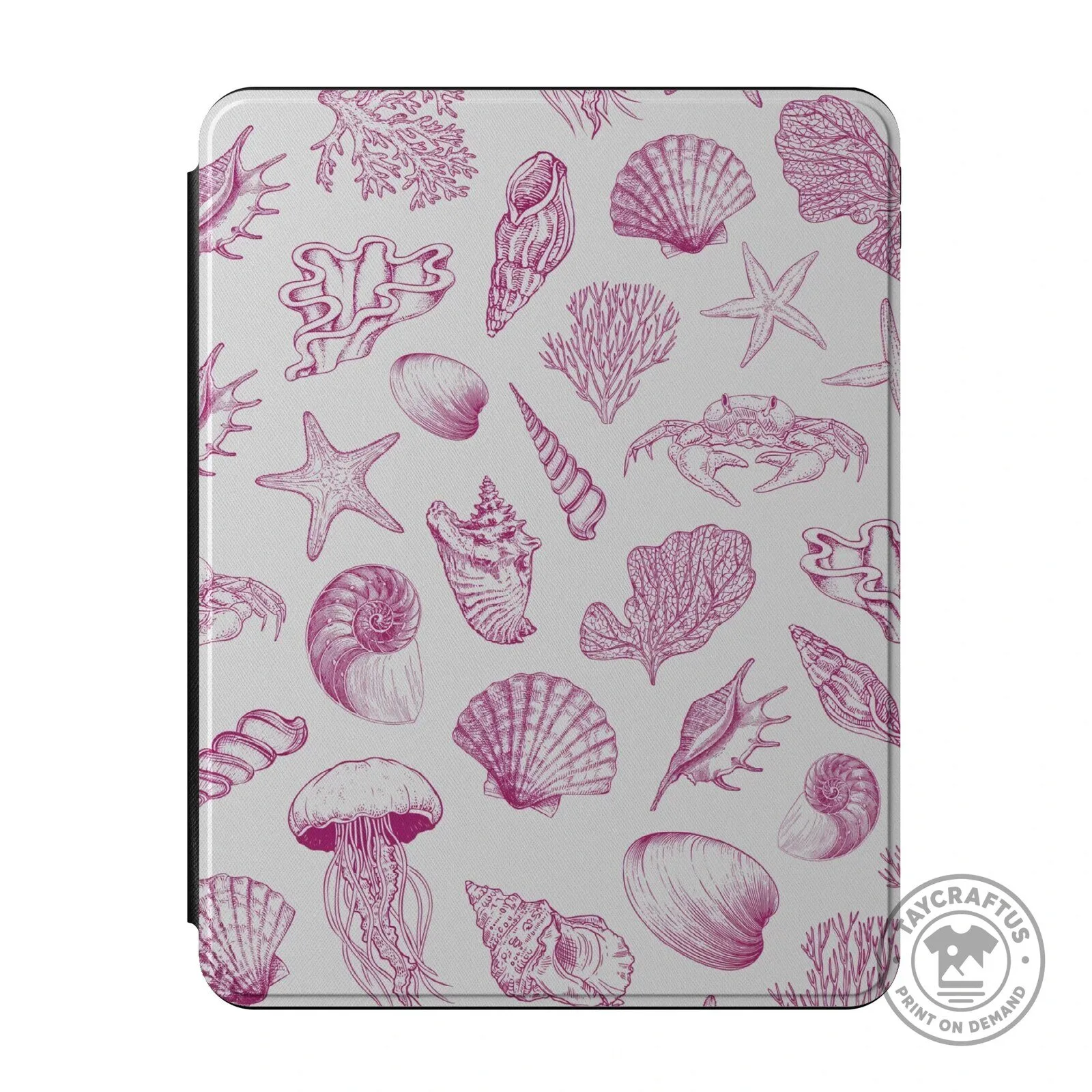 Seashell and Starfish Ocean Life Pattern iPad Case 7 Seashell and Starfish Ocean Life Pattern iPad Case