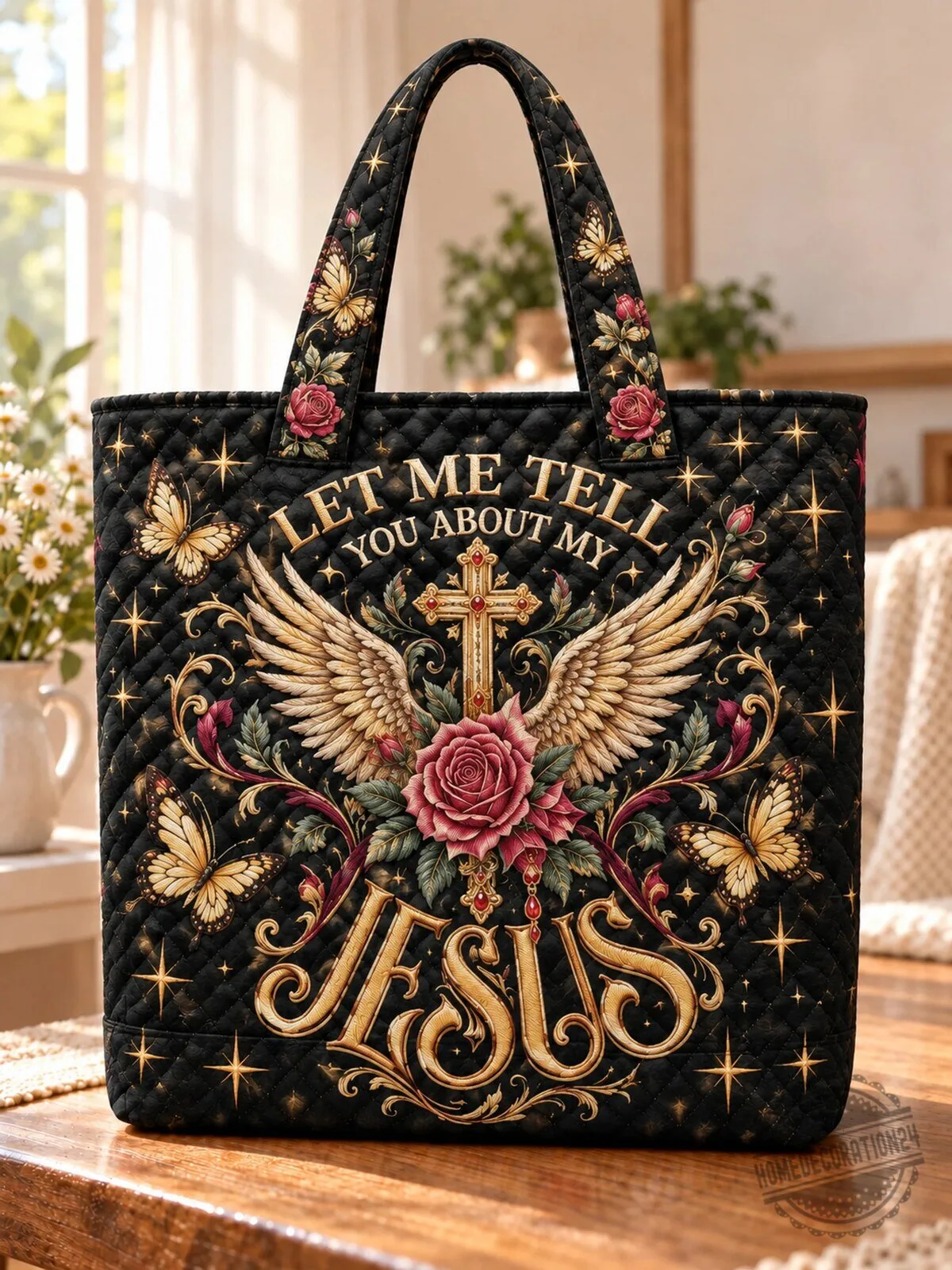 Let Me Tell You About My Jesus Christian Quilted Tote Bag 11 Let Me Tell You About My Jesus Christian Quilted Tote Bag
