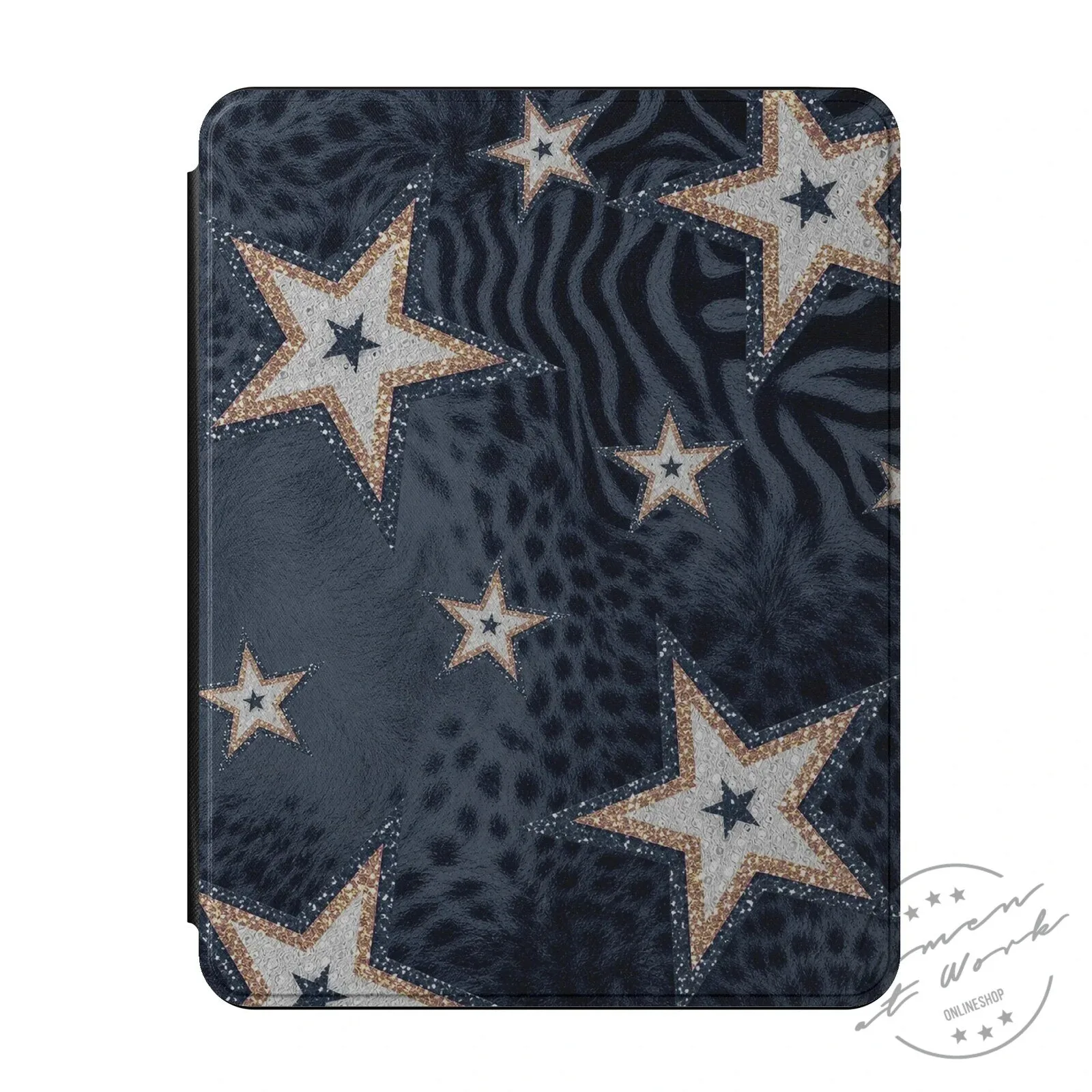 Midnight Star Glitter Animal Print iPad Case for Tablet Protection 7 Midnight Star Glitter Animal Print iPad Case for Tablet Protection