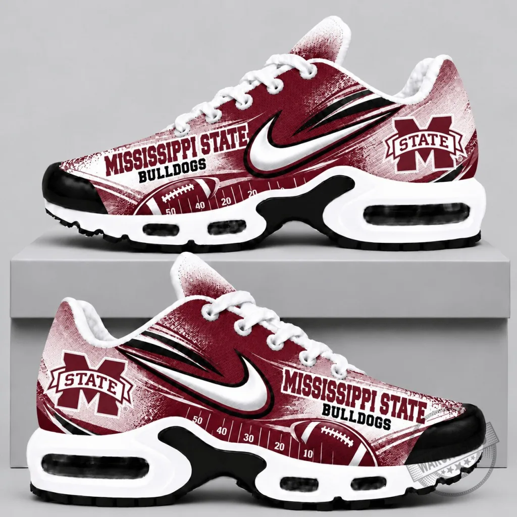 Mississippi State Bulldogs Football Team Fan Air Max Shoes Mississippi State Bulldogs Football Team Fan Air Max Shoes