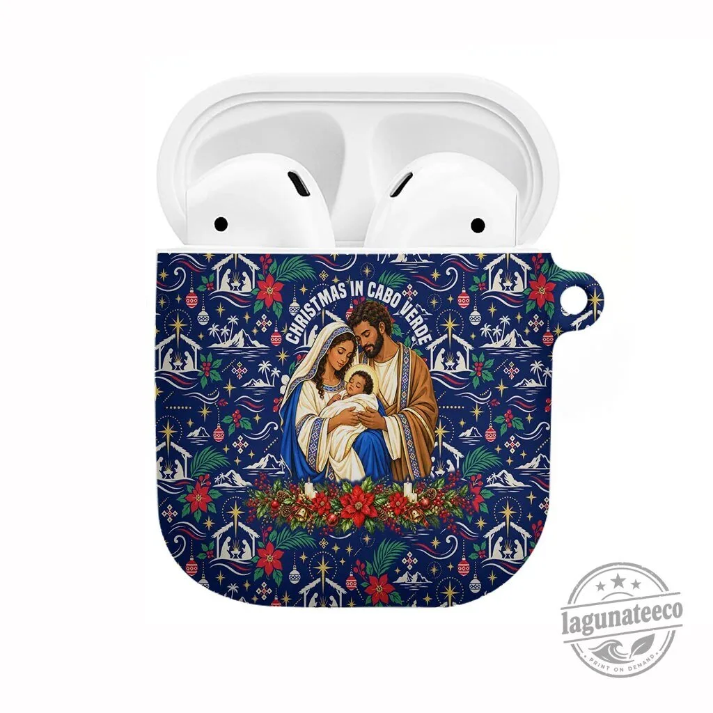 Christmas in Cabo Verde Nativity Scene AirPods Case