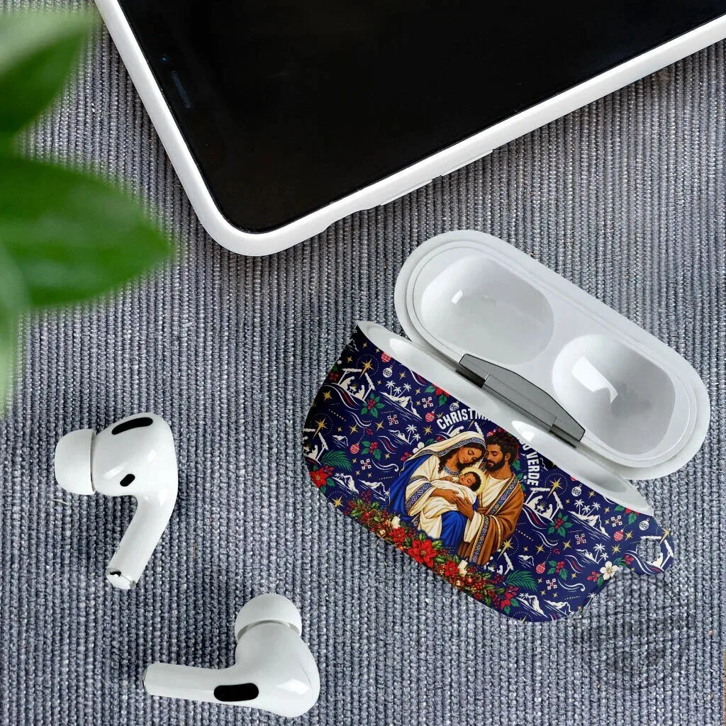 Christmas in Cabo Verde Nativity Scene AirPods Case 9 Christmas in Cabo Verde Nativity Scene AirPods Case
