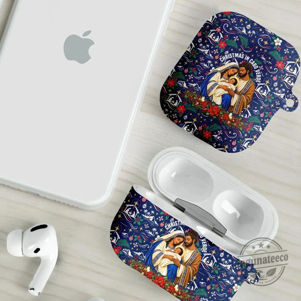 Christmas in Cabo Verde Nativity Scene AirPods Case 10 Christmas in Cabo Verde Nativity Scene AirPods Case
