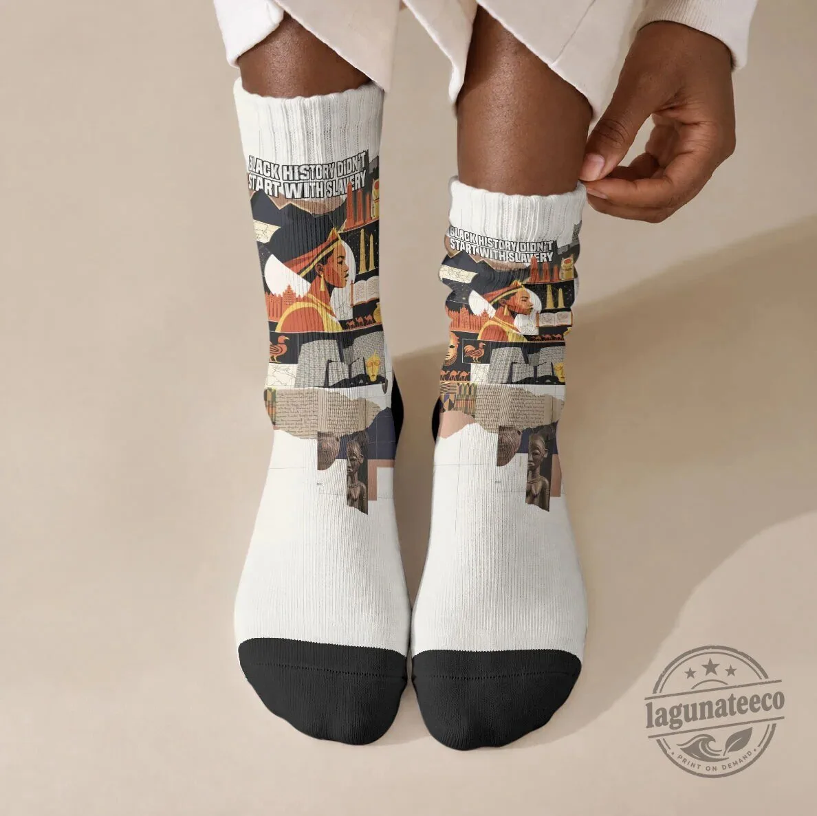 Black History Didn't Start With Slavery Ancient Egypt Civilizations Socks