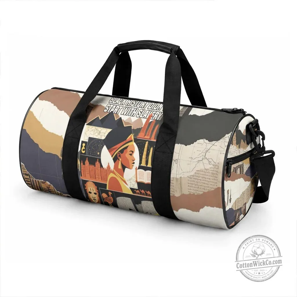Black History Didn't Start With Slavery African Heritage Duffle Bag 5 Black History Didn