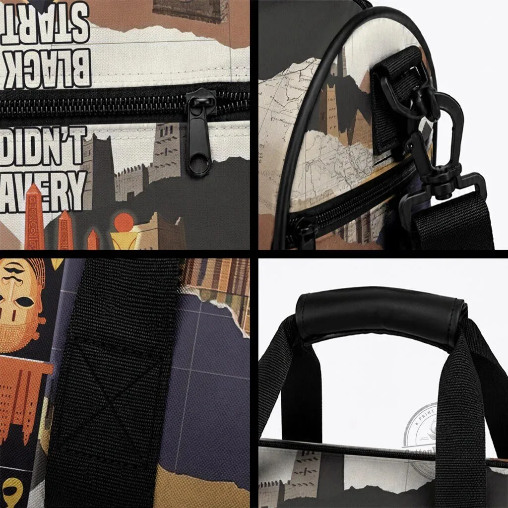 Black History Didn't Start With Slavery African Heritage Duffle Bag 6 Black History Didn