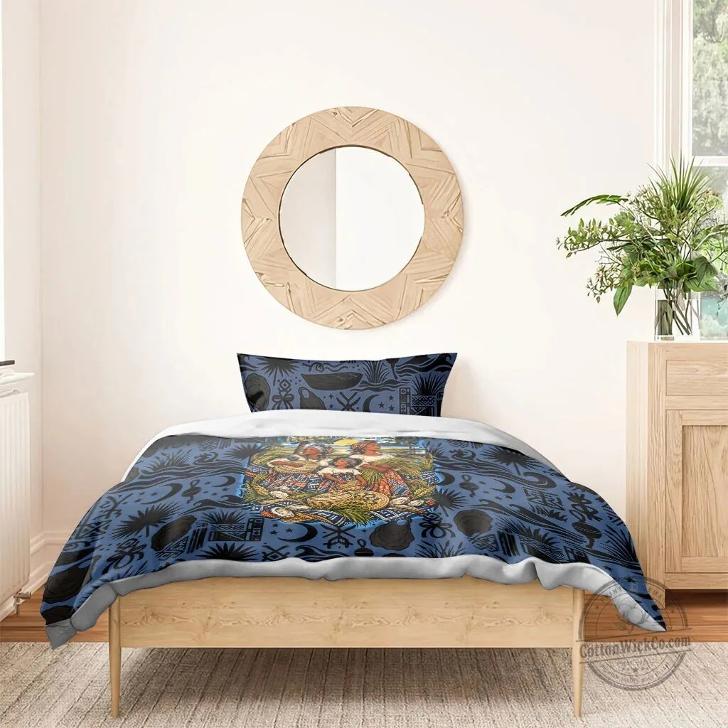 Gullah Geechee African American Sweetgrass Basket Coastal Bedding Set 13 Gullah Geechee African American Sweetgrass Basket Coastal Bedding Set