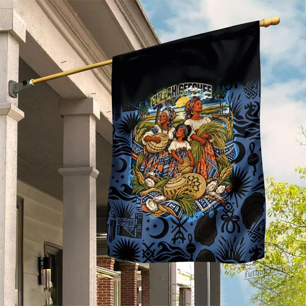 Gullah Geechee African American Garden Flag 5 Gullah Geechee African American Garden Flag