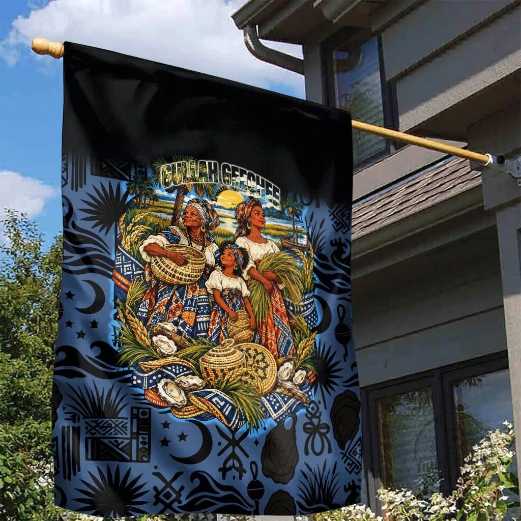 Gullah Geechee African American Garden Flag 6 Gullah Geechee African American Garden Flag