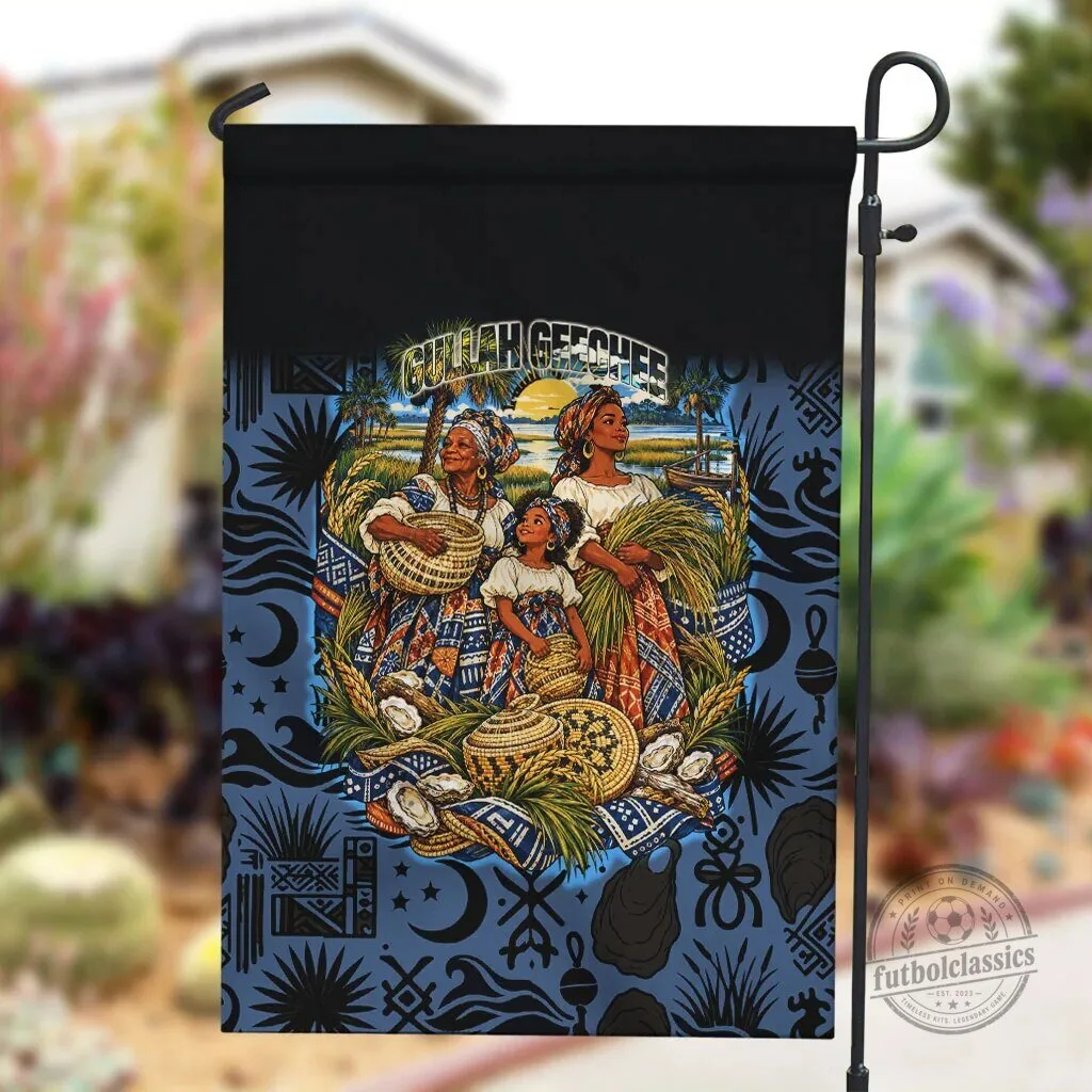 Gullah Geechee African American Garden Flag 8 Gullah Geechee African American Garden Flag