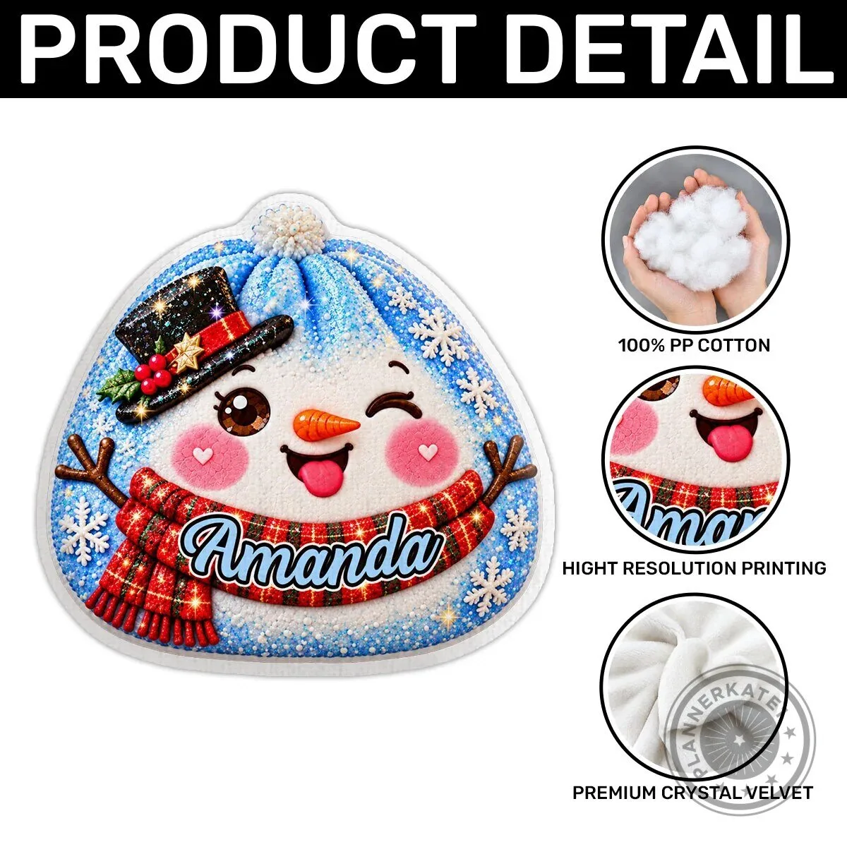 Personalized Snowman Christmas Holiday Custom Name Decorative Throw Pillow 13 Personalized Snowman Christmas Holiday Custom Name Decorative Throw Pillow
