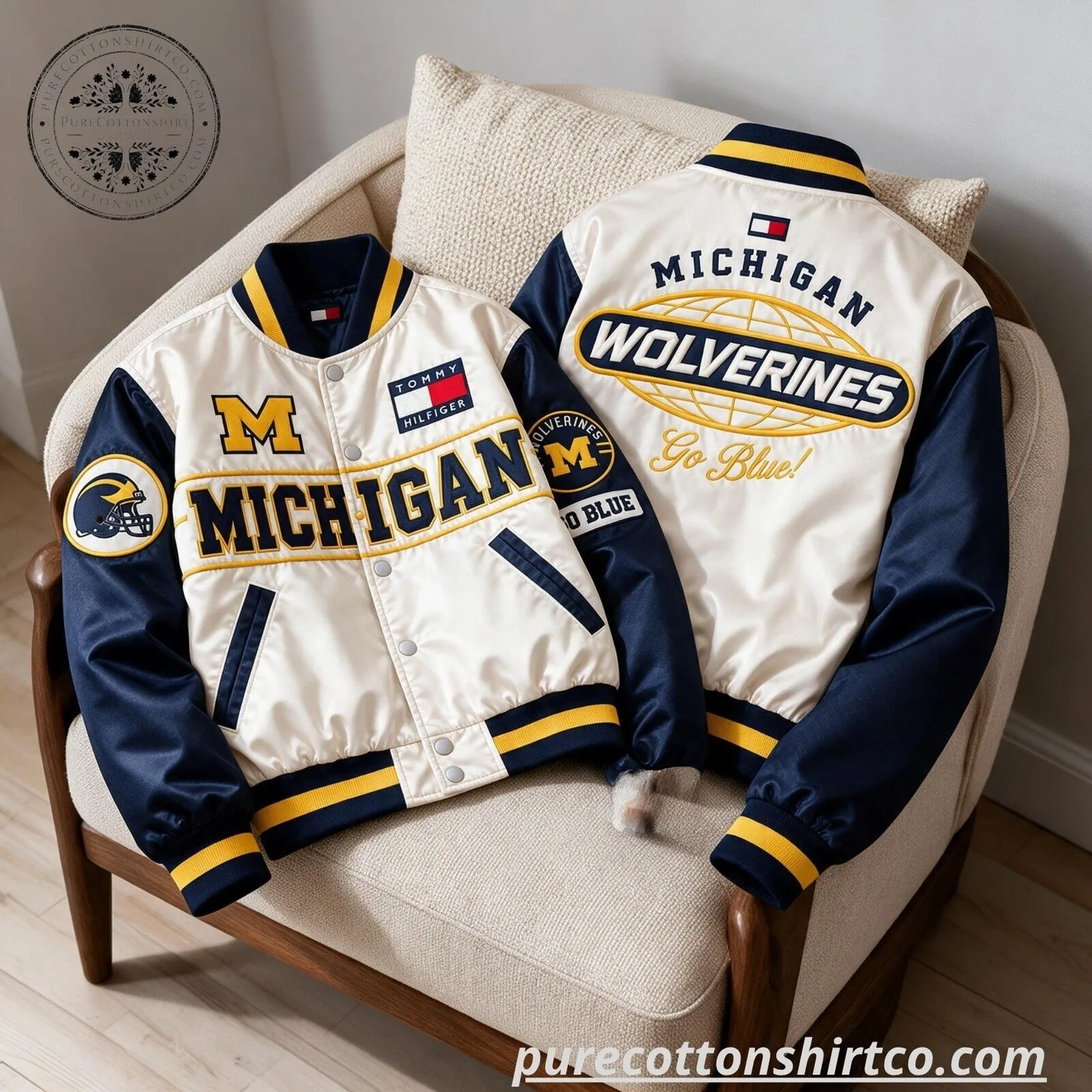 Michigan Wolverines x Tommy Hilfiger Jacket 5 Michigan Wolverines x Tommy Hilfiger Jacket