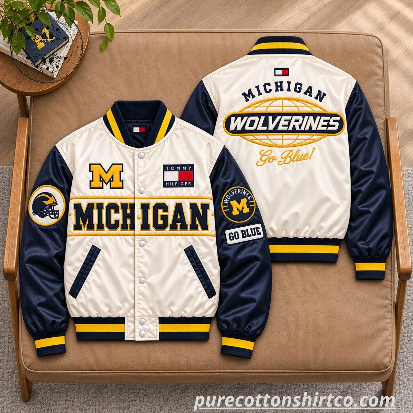 Michigan Wolverines x Tommy Hilfiger Jacket 7 Michigan Wolverines x Tommy Hilfiger Jacket