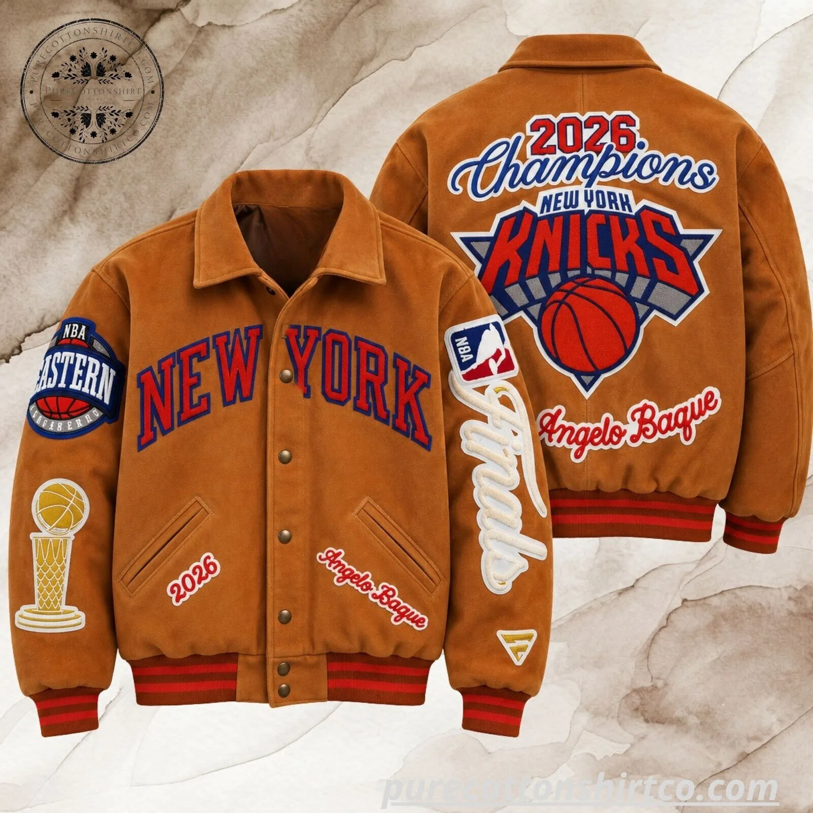 Angelo Baque x New York Knicks 2026 Champions Jacket