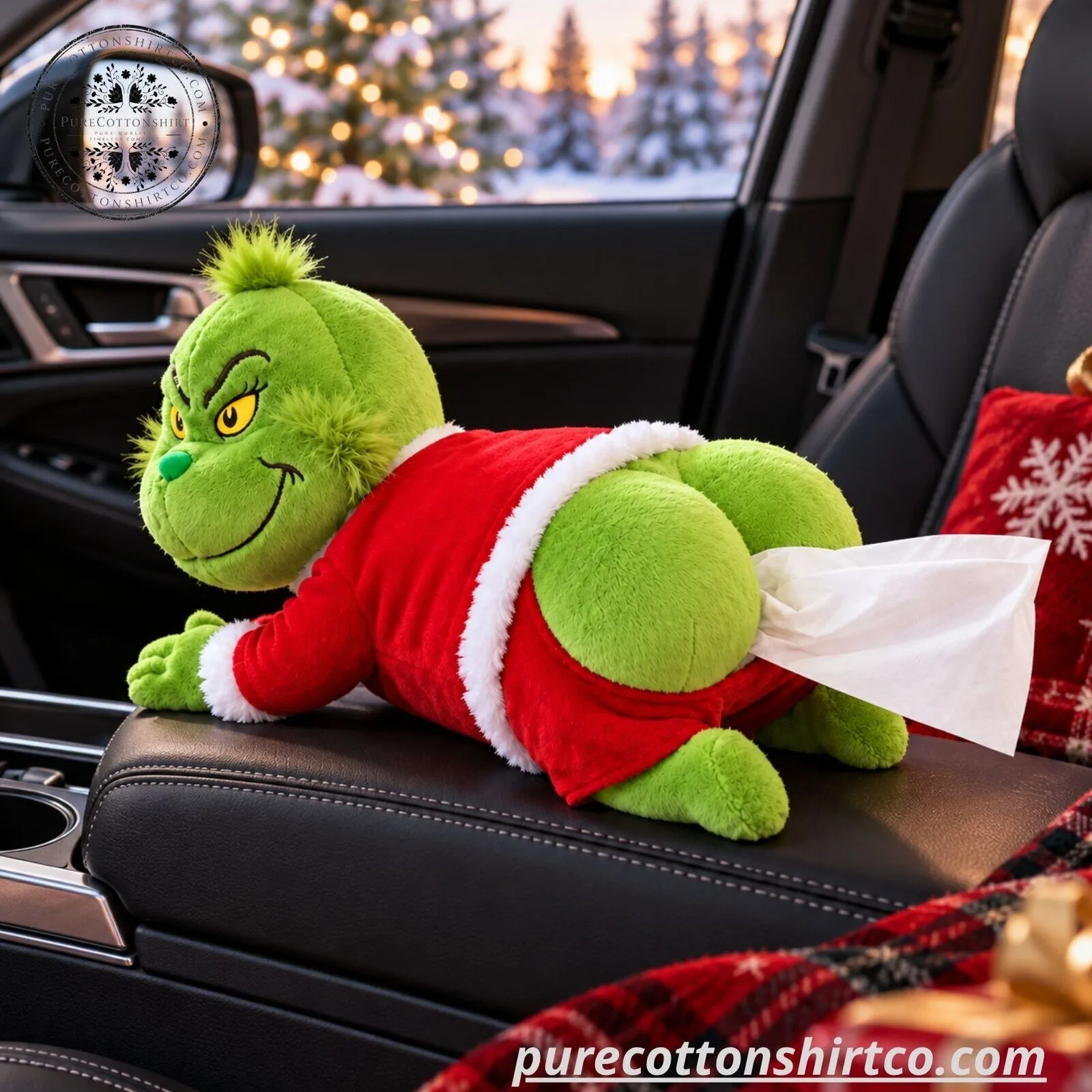 Funny Grinch Plush Tissue Box Cover - Christmas Butt Tissue Holder Decor - Flash Sale 7 Funny Grinch Plush Tissue Box Cover - Christmas Butt Tissue Holder Decor