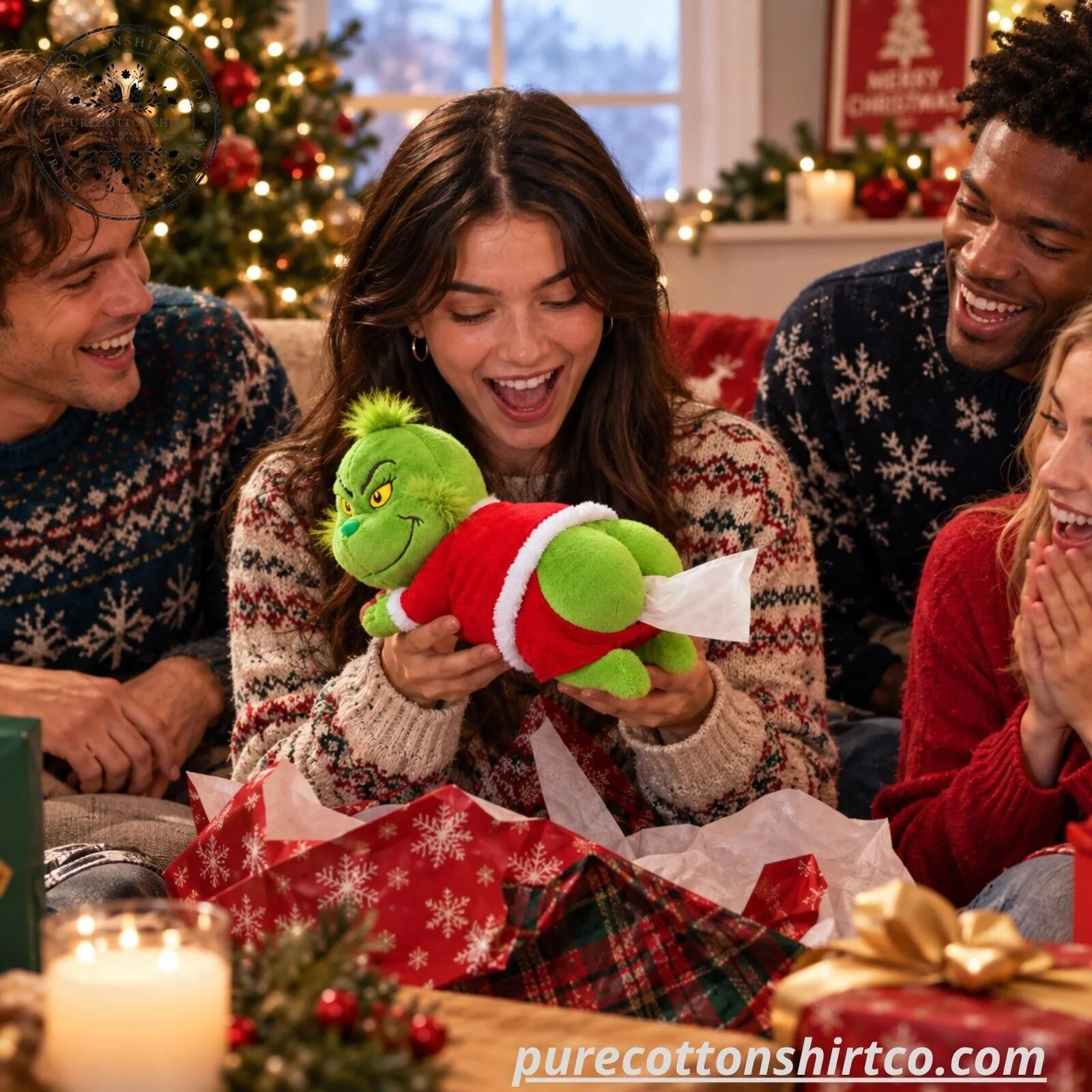 Funny Grinch Plush Tissue Box Cover - Christmas Butt Tissue Holder Decor - Flash Sale 9 Funny Grinch Plush Tissue Box Cover - Christmas Butt Tissue Holder Decor