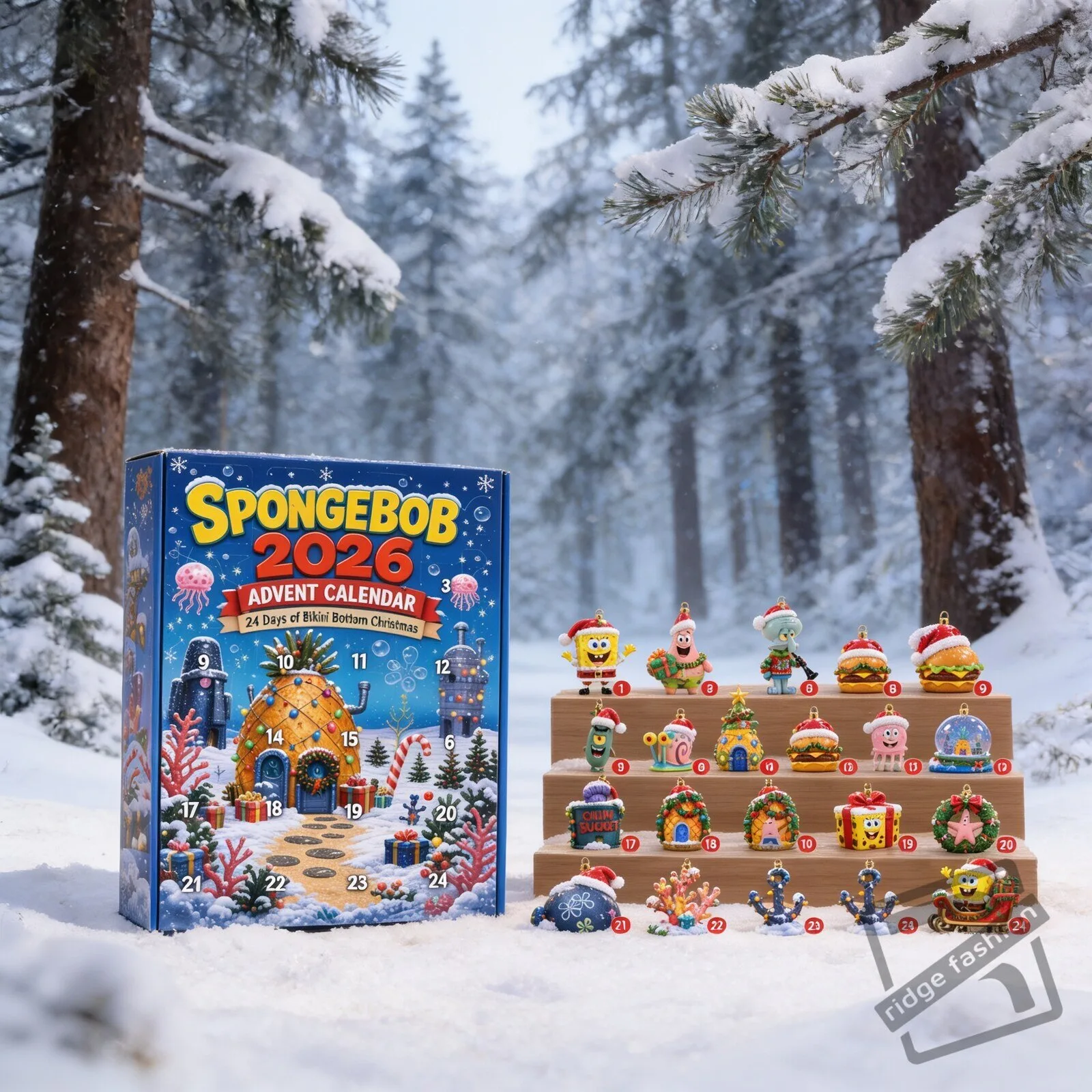 Spongebob 2026 Advent Calendar Spongebob 2026 Advent Calendar: Bikini Bottom Holiday Countdown