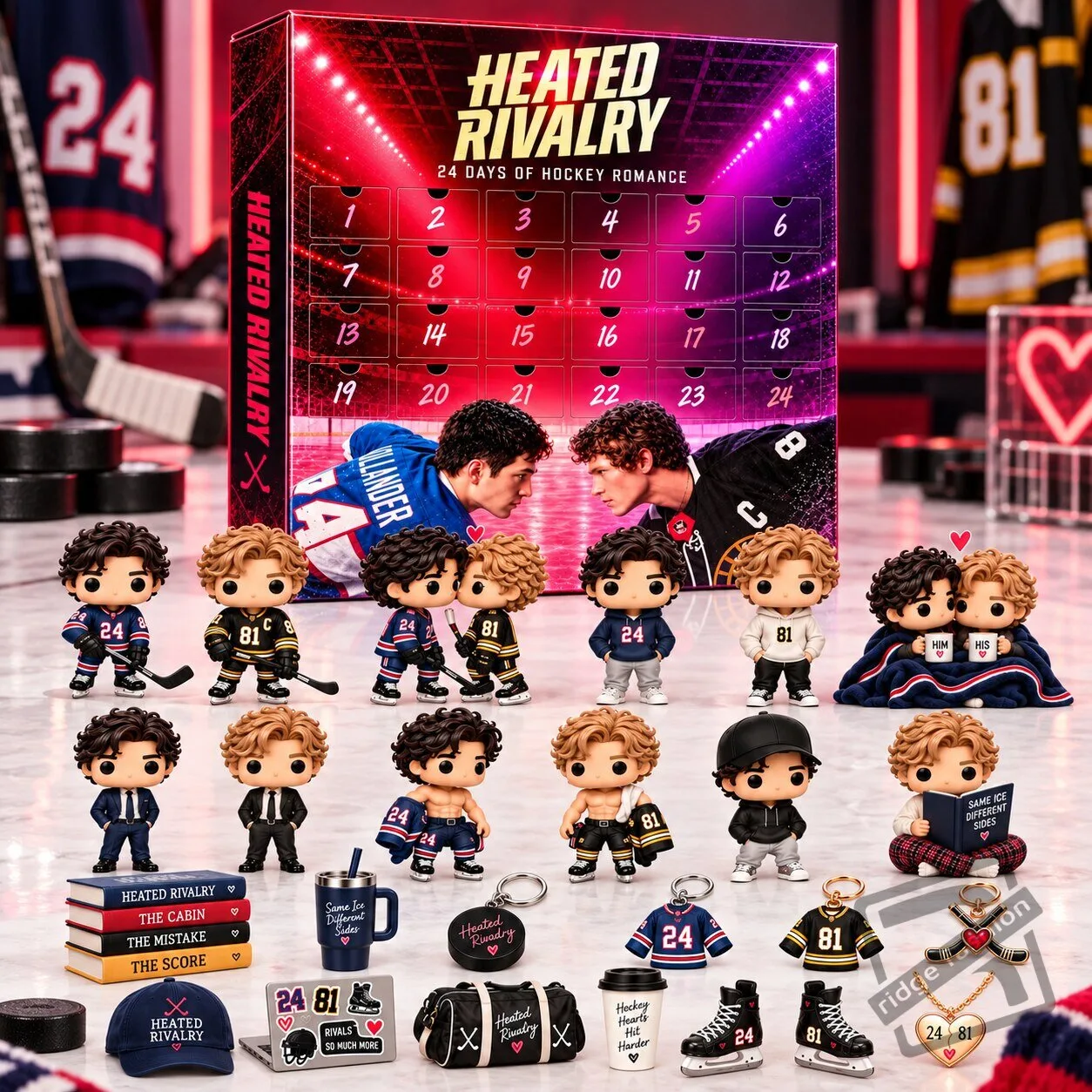 Heated Rivalry Advent Calendar 2026 Heated Rivalry 2026 Sports Fan Advent Calendar
