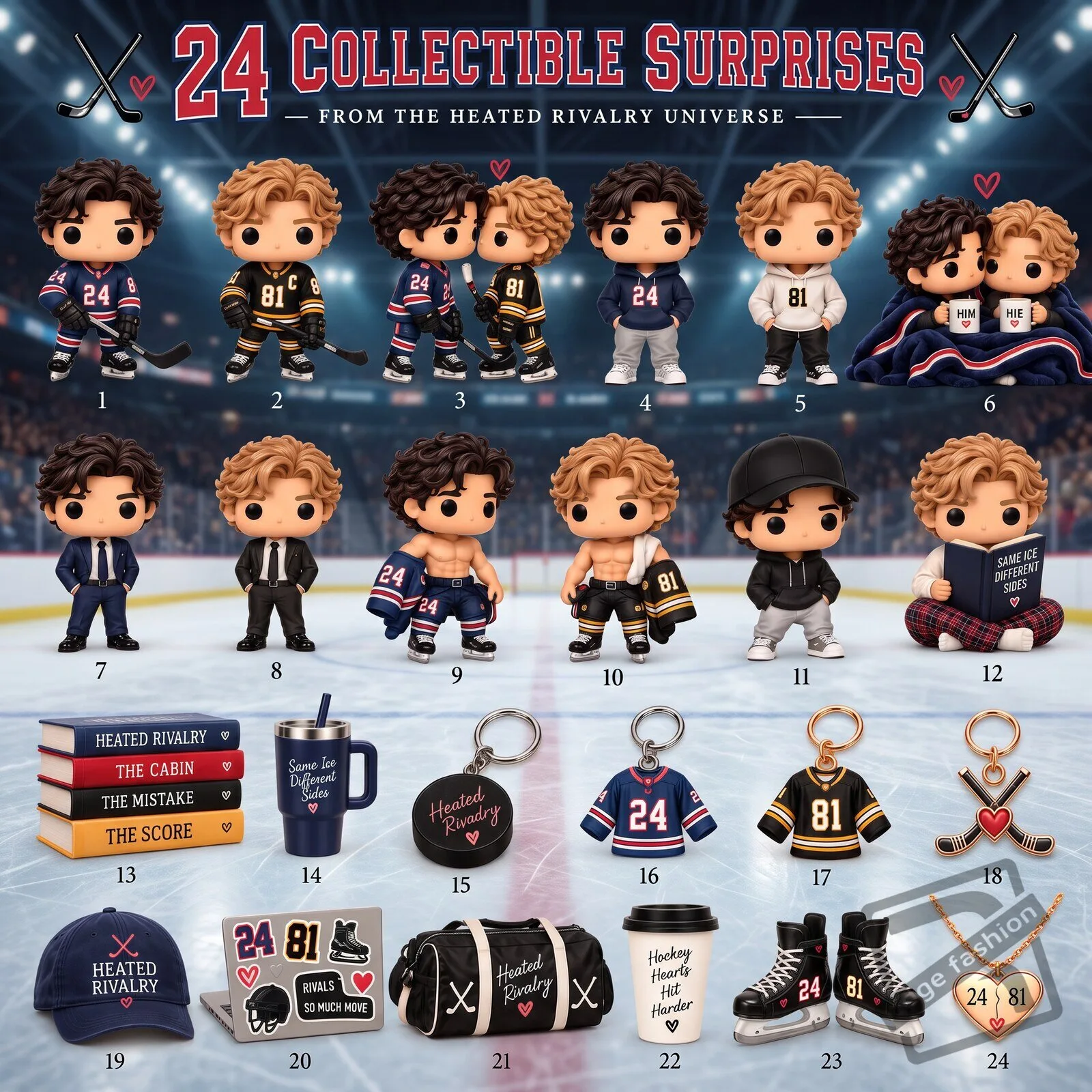 Heated Rivalry Advent Calendar 2026 Heated Rivalry 2026 Sports Fan Advent Calendar – image 4 of 4