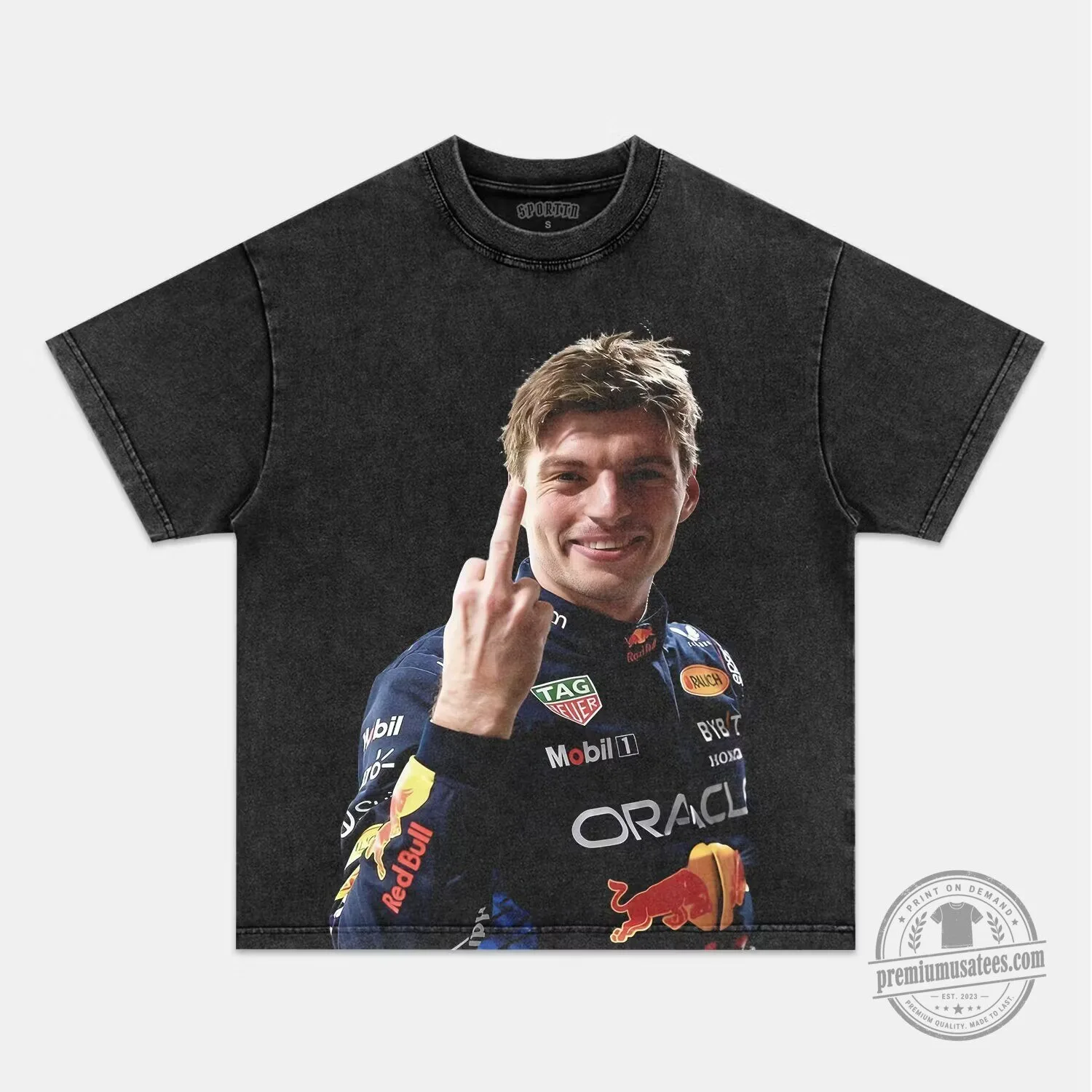 Max Verstappen Middle Finger Funny Formula One Racing T-Shirt