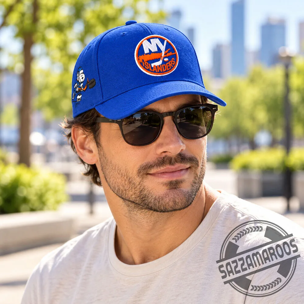 New York Islanders Blue Baseball Cap Hat 4 New York Islanders Blue Baseball Cap Hat
