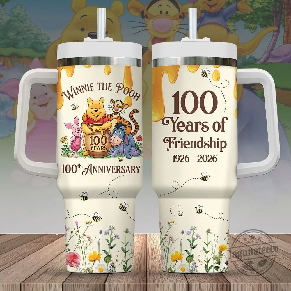 Winnie the Pooh 100th Anniversary 1926-2026 Friendship Tumbler