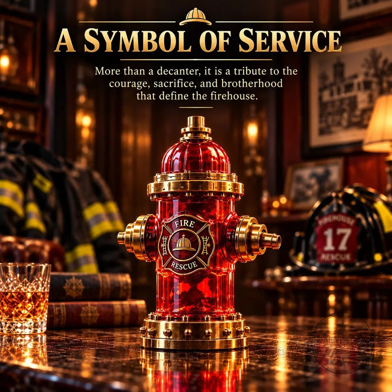 Firefighter Hydrant Whiskey Decanter for Those Who Answer The Call 10 Firefighter Hydrant Whiskey Decanter for Those Who Answer The Call