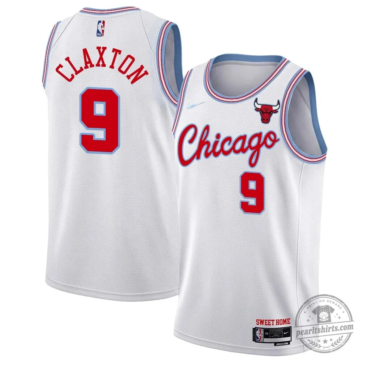 Chicago Bulls Jones Number 30 White Basketball Jersey 21 Chicago Bulls Jones Number 30 White Basketball Jersey
