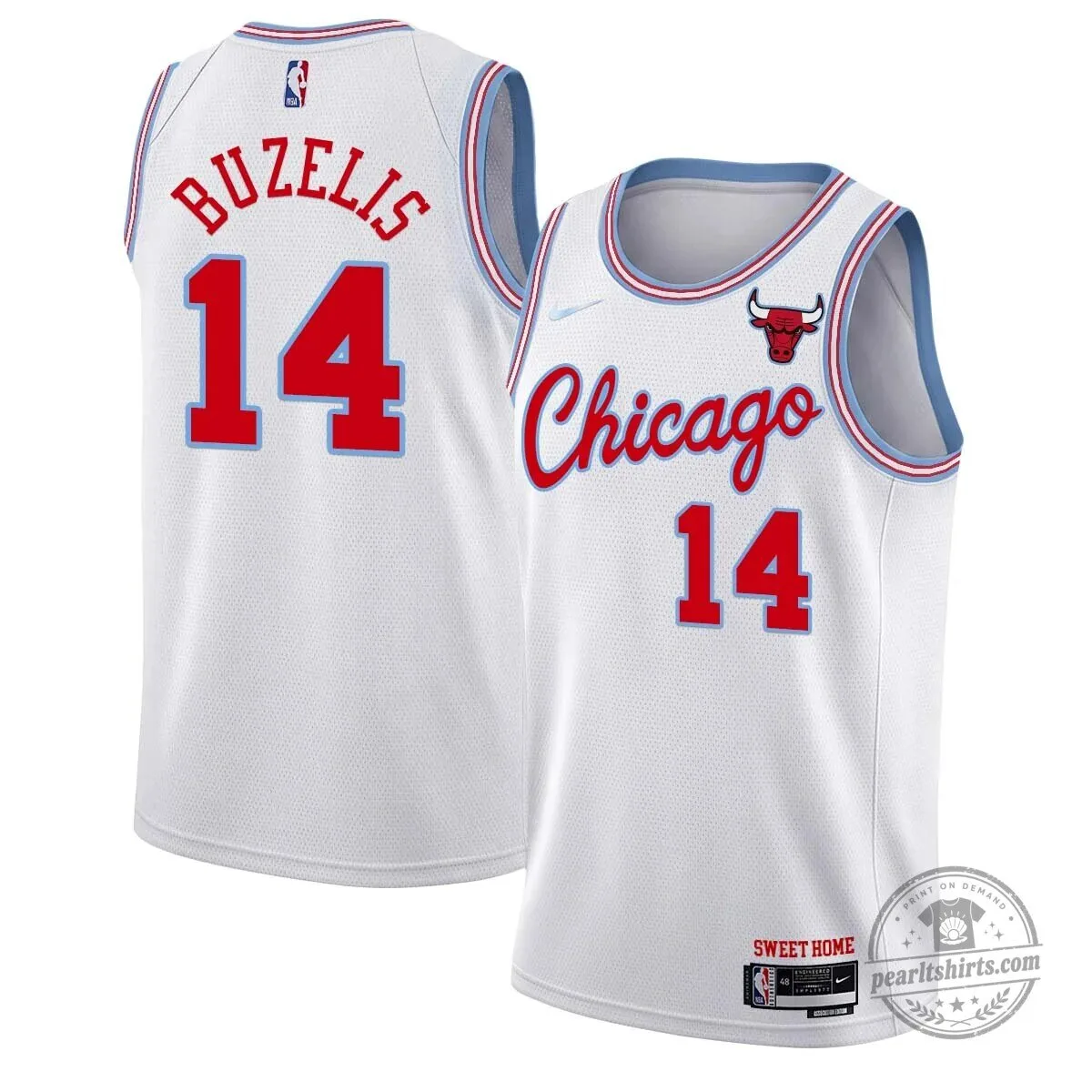 Chicago Bulls Jones Number 30 White Basketball Jersey 22 Chicago Bulls Jones Number 30 White Basketball Jersey