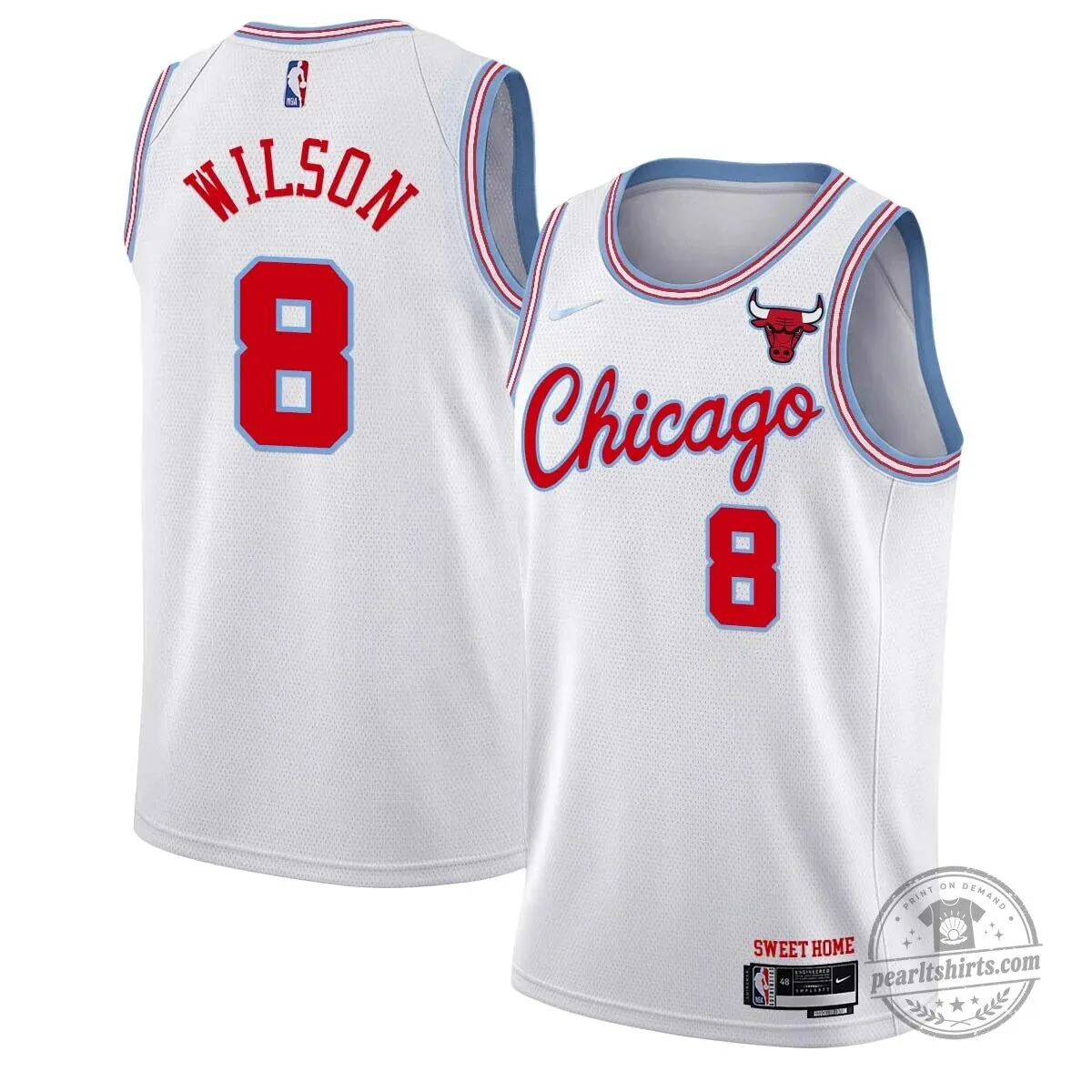 Chicago Bulls Jones Number 30 White Basketball Jersey 26 Chicago Bulls Jones Number 30 White Basketball Jersey