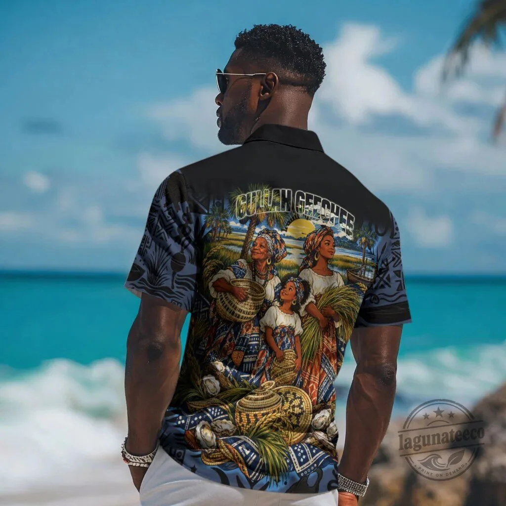 Gullah Geechee Rooted in Heritage Sweetgrass Basket African American Hawaiian Shirt 7 Gullah Geechee Rooted in Heritage Sweetgrass Basket African American Hawaiian Shirt