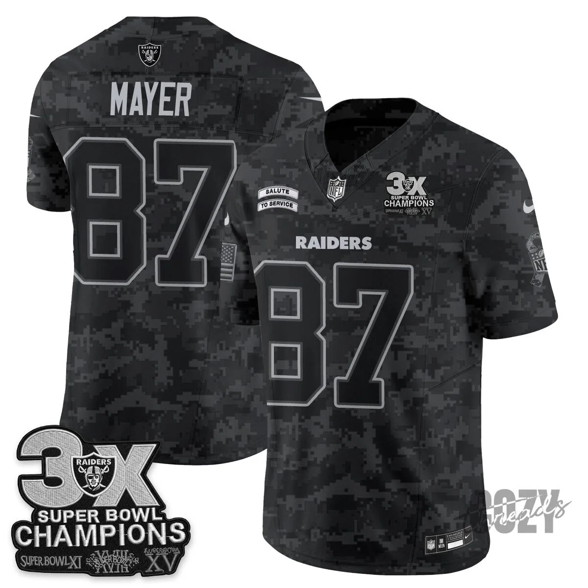 Maxx Crosby Salute To Service Jersey for Las Vegas Raiders Fans 38 Maxx Crosby Salute To Service Jersey for Las Vegas Raiders Fans