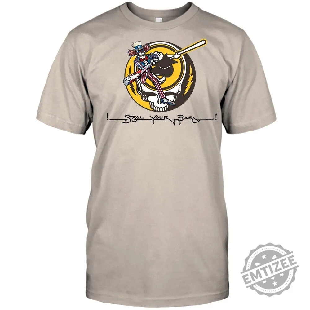 Grateful Dead Steal Your Base Uncle Sam San Diego Padres Baseball T-Shirt