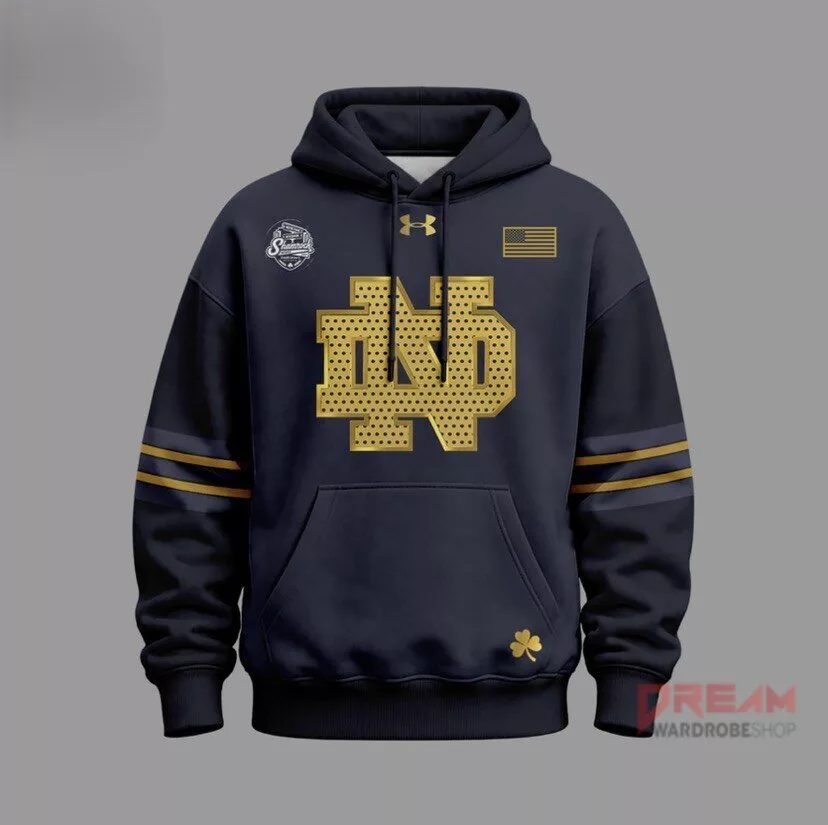 Notre Dame 2026 Shamrock Series 3D Hoodie Notre Dame 2026 Shamrock Series 3D Hoodie – image 3 of 3