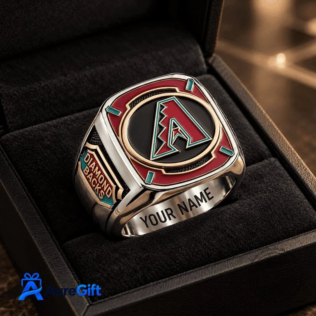 Arizona Diamondbacks Baseball Team Personalized Fan Championship Ring