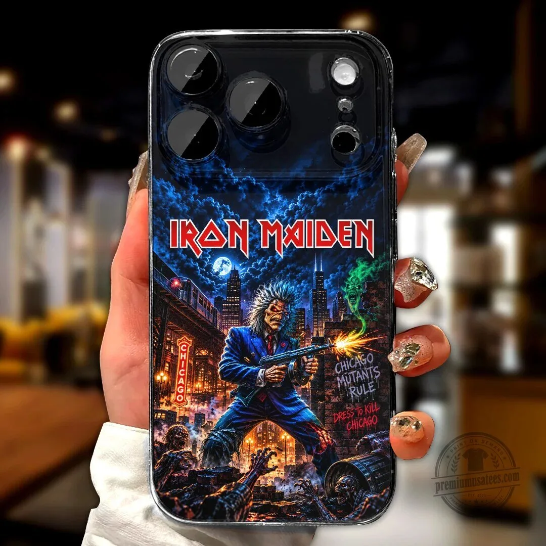 Iron Maiden Dress to Kill Chicago Mutants Rule Eddie The Trooper Phone Case