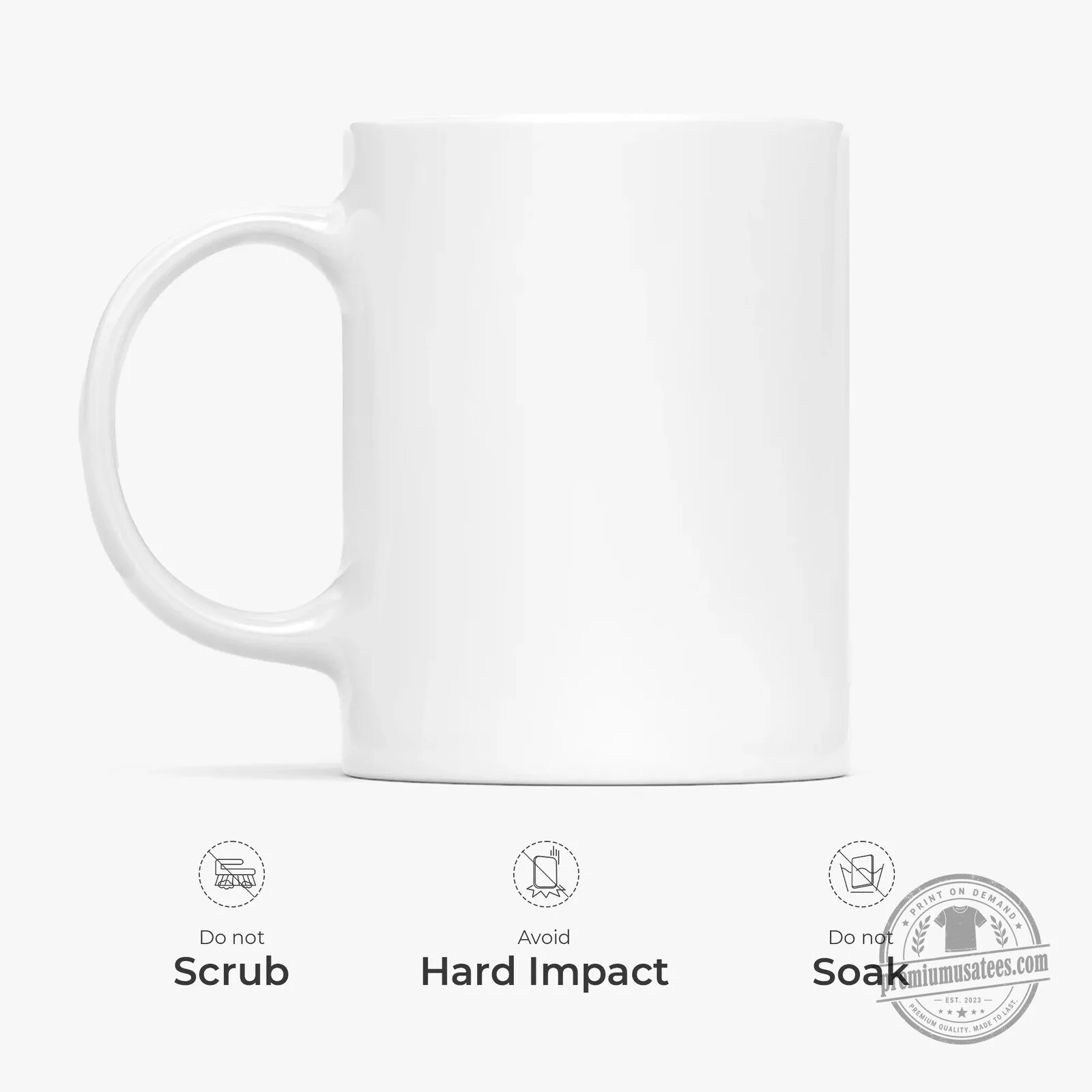 Personalized Hairstylist Tools White Marble Gold Diamond Pattern Coffee Mug 10 Personalized Hairstylist Tools White Marble Gold Diamond Pattern Coffee Mug