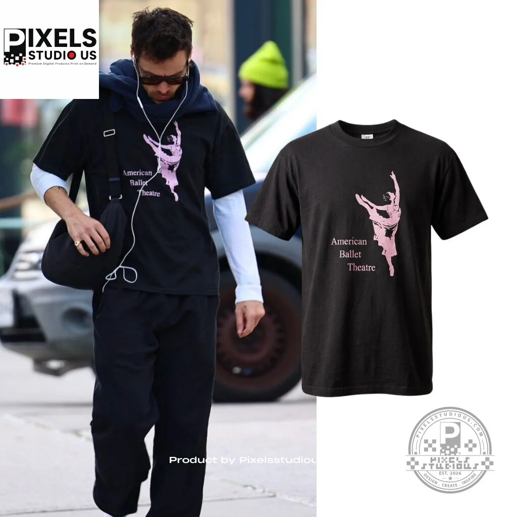 Harry Styles American Ballet Theatre Graphic Shirt 5 Harry Styles American Ballet Theatre Graphic Shirt 3D shirt or sports jersey with all-over print design