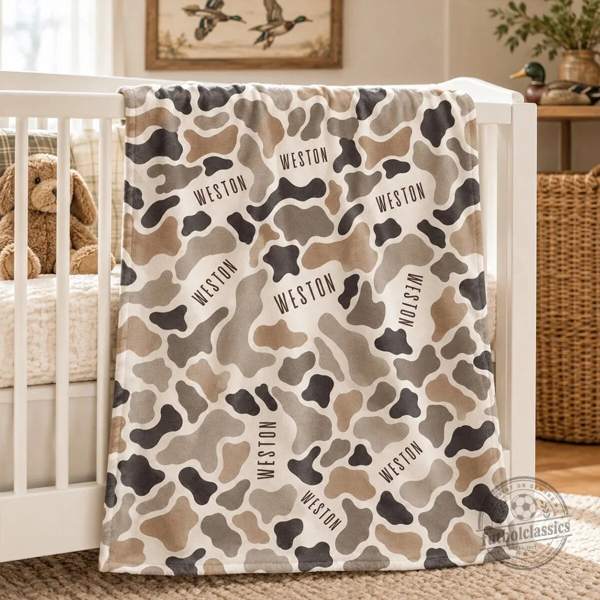 Personalized Camouflage Baby Name Blanket Custom Hunting Theme Nursery Fleece Blanket 15 Personalized Camouflage Baby Name Blanket Custom Hunting Theme Nursery Fleece Blanket