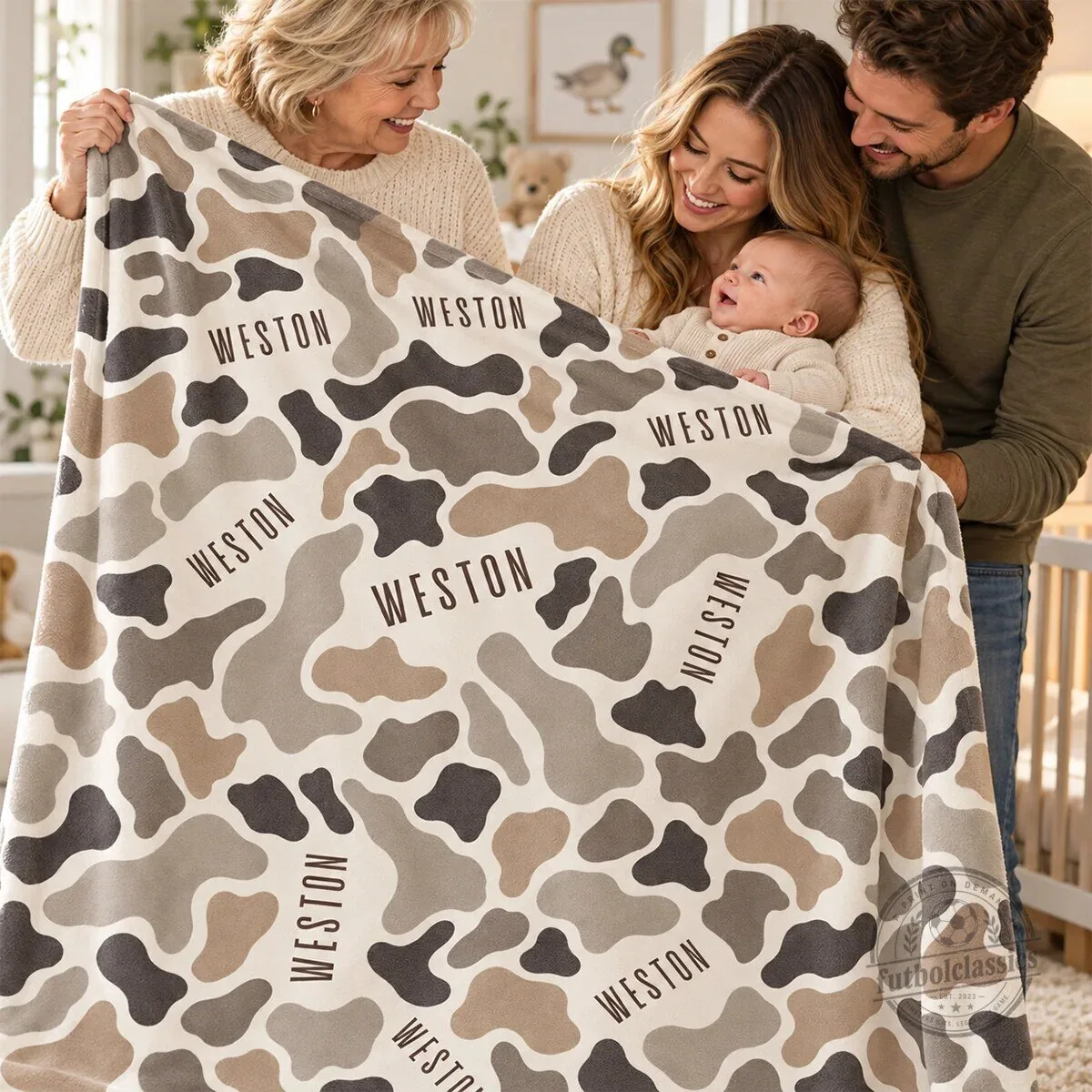 Personalized Camouflage Baby Name Blanket Custom Hunting Theme Nursery Fleece Blanket 16 Personalized Camouflage Baby Name Blanket Custom Hunting Theme Nursery Fleece Blanket