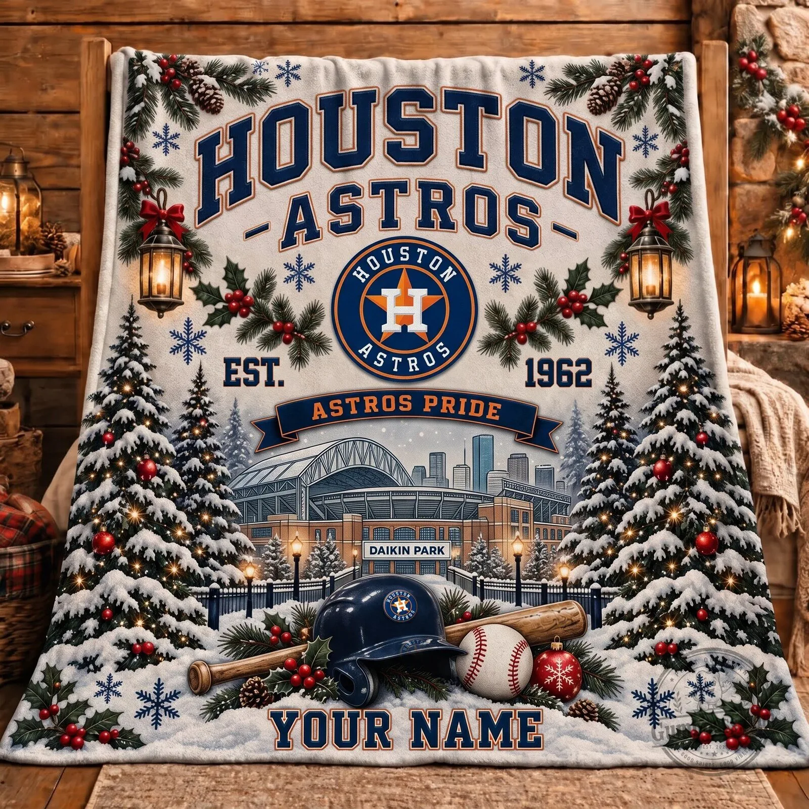 Houston Astros Baseball Team Christmas Holiday Winter Season Blanket 1 Houston Astros Baseball Team Christmas Holiday Winter Season Blanket