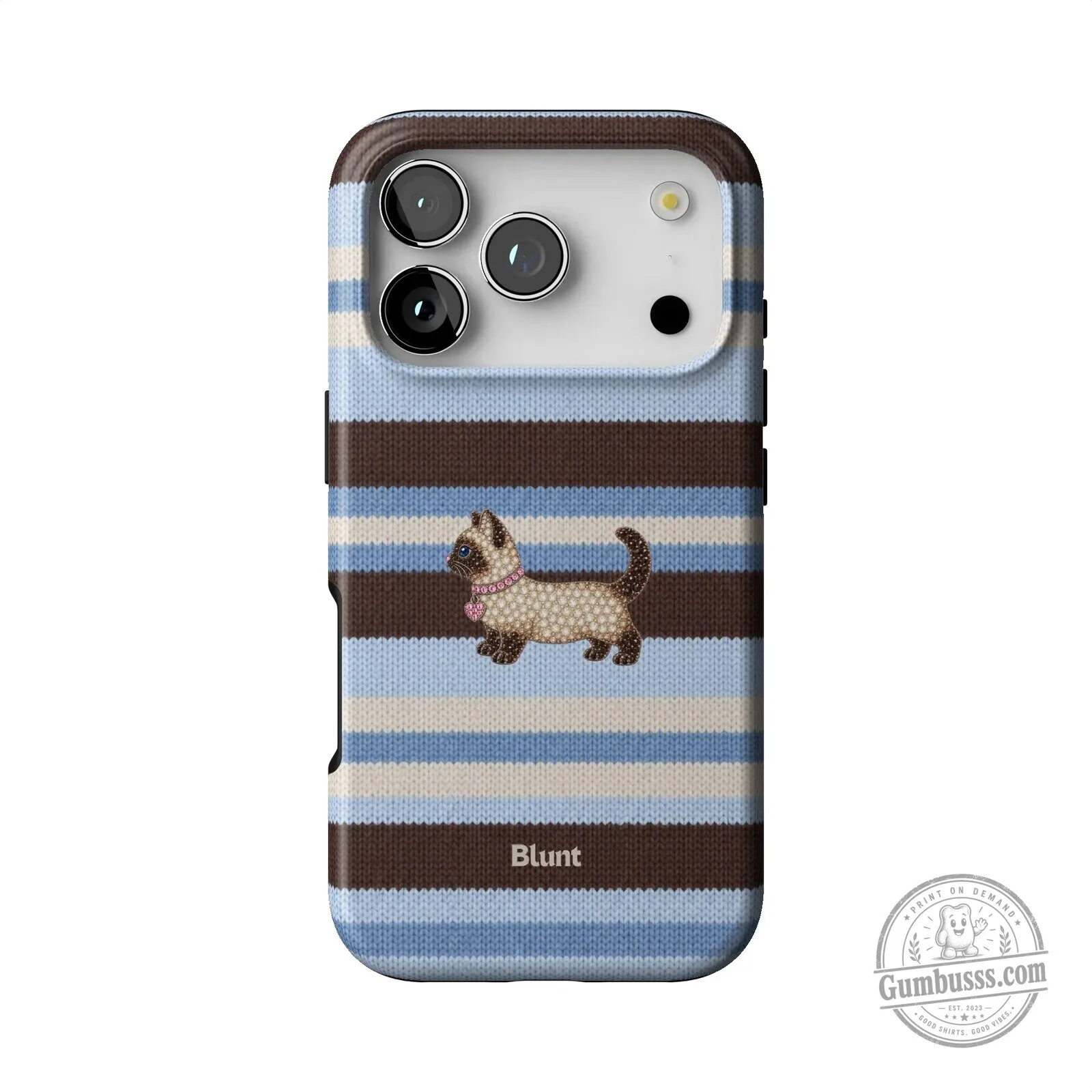 Cute Kitten Striped Pattern Phone Case for iPhone 15 Pro Max 30 Cute Kitten Striped Pattern Phone Case for iPhone 15 Pro Max