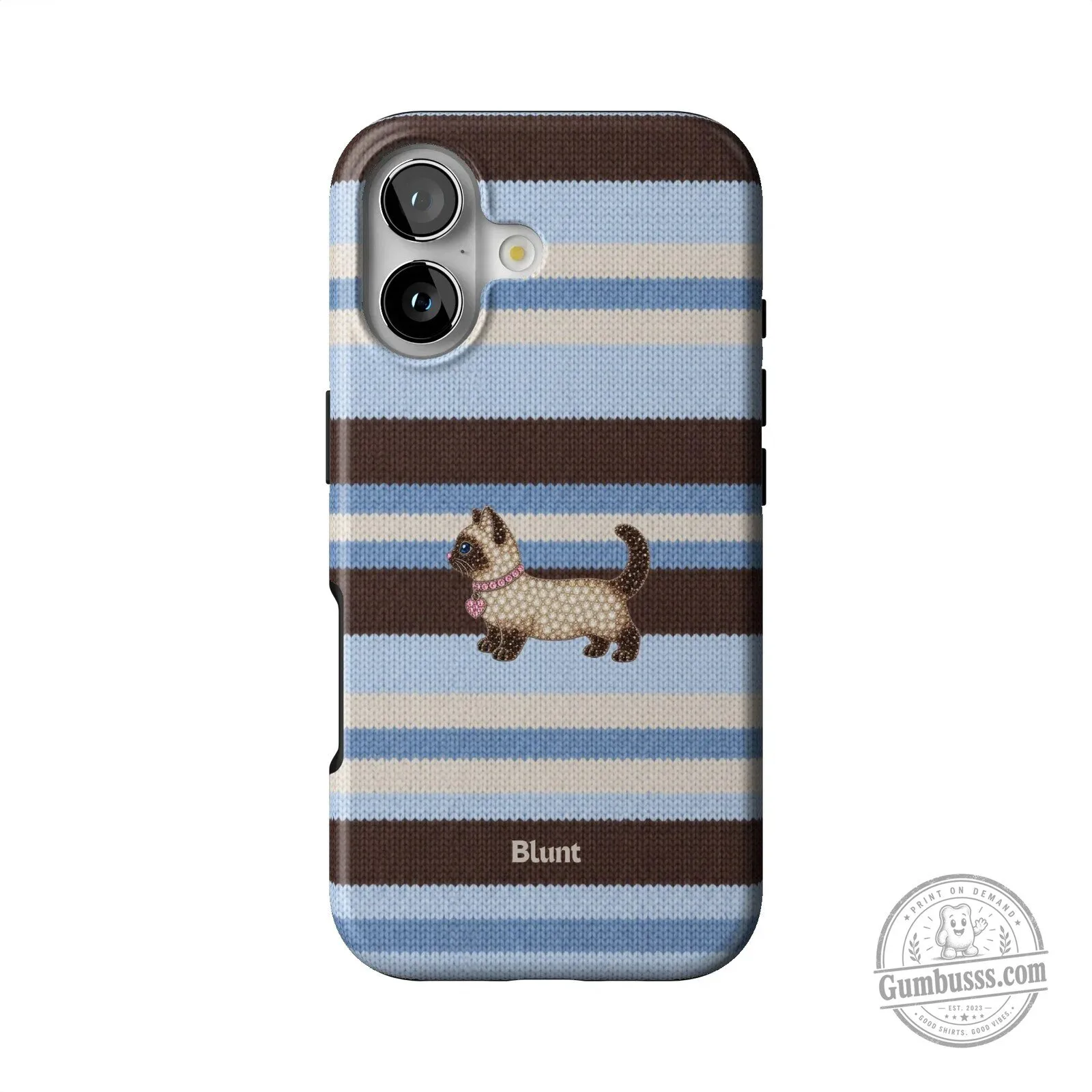 Cute Kitten Striped Pattern Phone Case for iPhone 15 Pro Max 32 Cute Kitten Striped Pattern Phone Case for iPhone 15 Pro Max